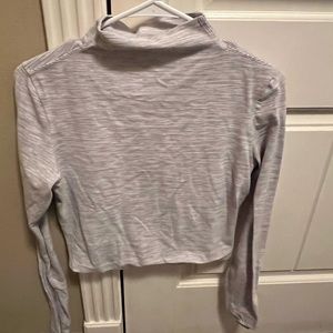 ALL ALIGNED MOCK NECK SIZE 8 LONG SLEEVE